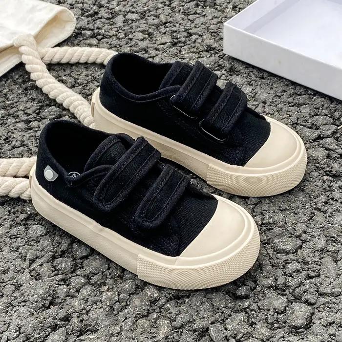 Chaussures en toile basses pour enfants, coloris bonbon, modèle 8003, pour garçons et filles, respir