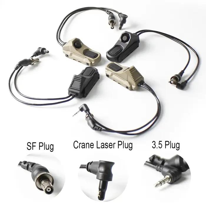 SOTAC GEAR AXON GBRS double bouton de commutation grue Laser pour lampe de poche SF pointeur Laser a
