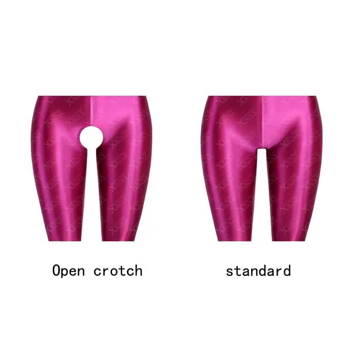 Pantalon satiné brillant XClocKNYoung leggings fitness yoga taille haute élastique confortable pour femmes occasions spéciales