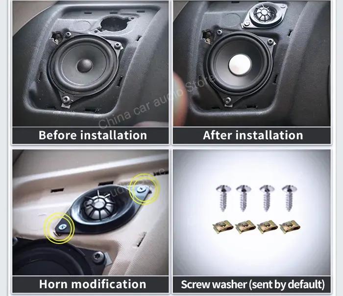 Tweeter Surround arrière de voiture, pour BMW E90 E91 E60 E61 F10 F11 F90 F07 F06 F12 F13 G20 G30 F1