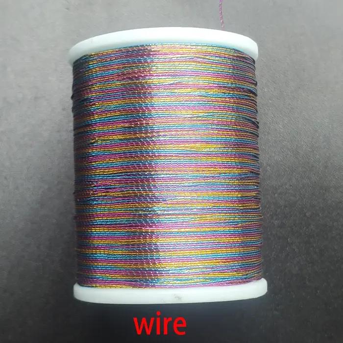 Kit TAKEDO 15 Bobines Fil Nylon Métallique NCP 100 Yards Pour Bricolage Construction Réparation DIY Occasions Spéciales