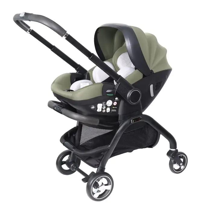 Poussette 4 en 1 pour nouveau-né, siège auto multifonction, légère, à quatre roues, poussette bidire