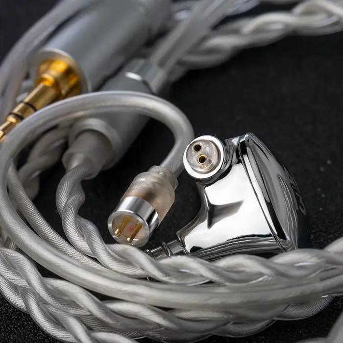 WHIZZER Kylin HE03AL Plus Knowles TWFK-30017 hybride IEMs 1DD + 2BA HiFi écouteurs 5N OFC câble alli