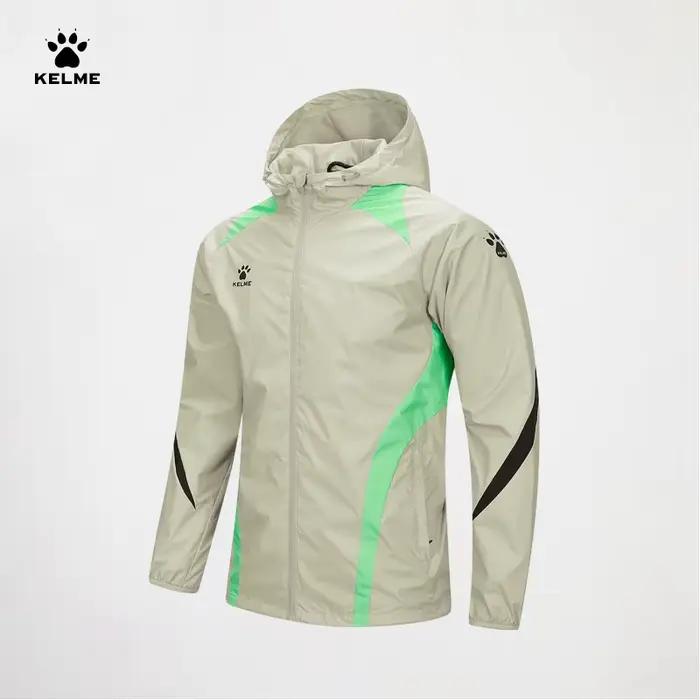 KELcloser-Veste de dehors Imperméable à Capuche pour Homme, Coupe-Vent, Tissé, Course en Plein Air