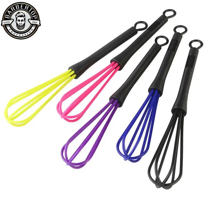 Crème de coiffure en plastique, mélange de couleurs de cheveux, tige d'agitateur, brosse de teinture