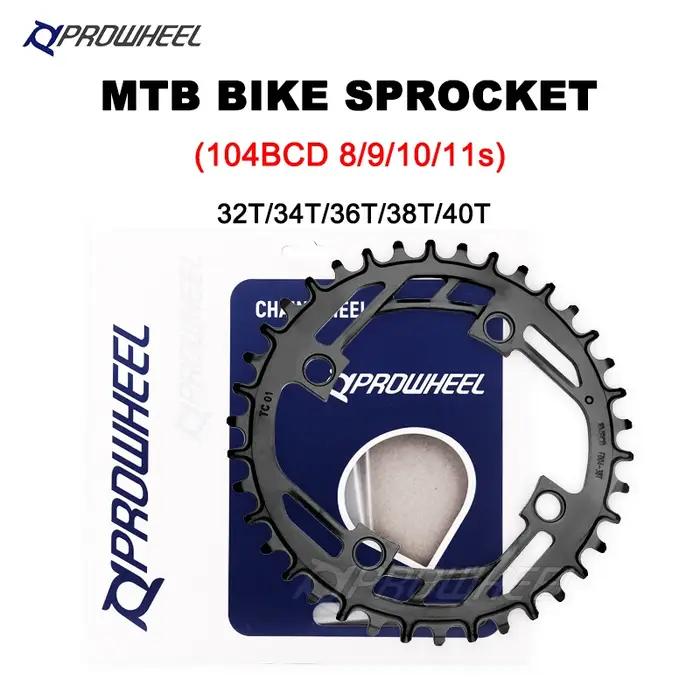 PROWHEEL – plateau de vélo de montagne étroit et large, 32T 34T 36T 38T 40T, roue à chaîne 104BCD, p