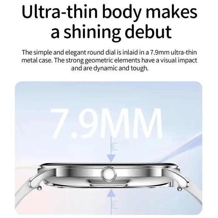 Montre connectée Ultra-mince et Durable pour femmes, écran Amoled de 1.43 pouces, appel sans fil, sp