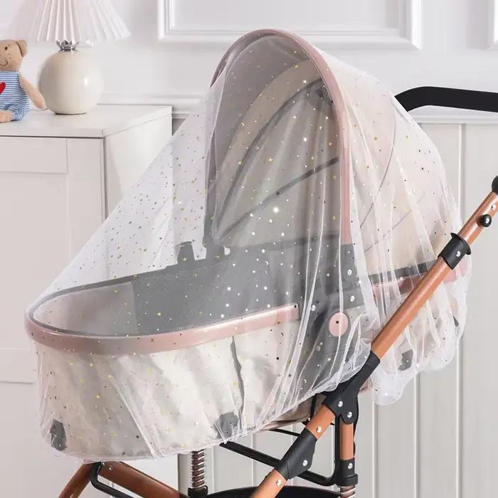 Moustiquaire pare-soleil pour chariot de bébé, filet universel pour landau, Buggys, filet anti-insec