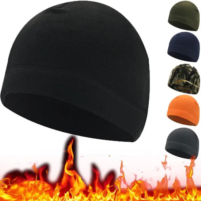Chapeaux d'hiver chauds pour hommes femmes coupe-vent cyclisme thermique polaire casquettes Sport de
