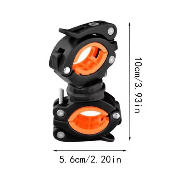 Support de lampe frontale pour vélo de montagne clip de fixation pour randonnées nocturnes sécurité visibilité améliorée exploration de nuit