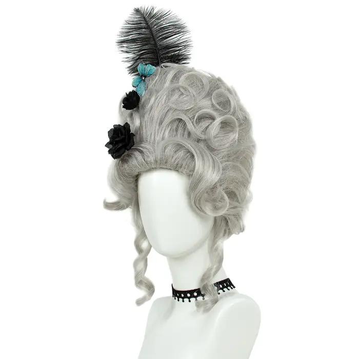 REEWES perruque victorienne pour Costume Rococo Cosplay 18ème siècle perruque cheveux baroques Vinta