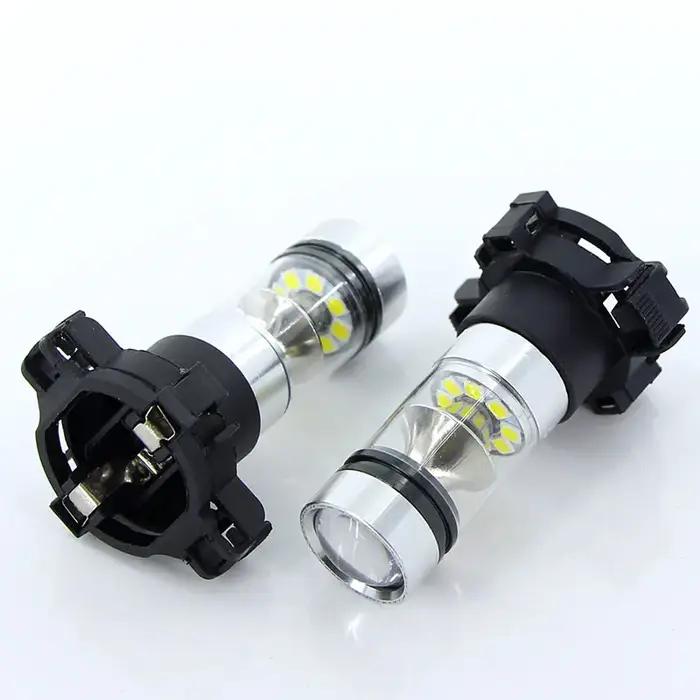 2 pièces voiture PY24W LED Canbus sans Hyper Flash ambre jaune pour BMW E90/E92 F10/F07 E83 X3 E70 X