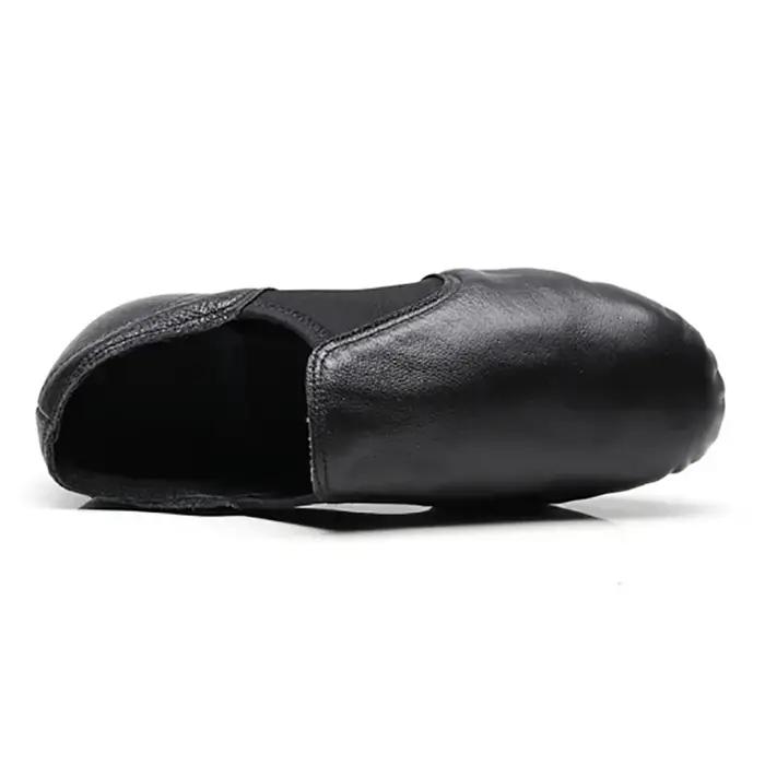 Chaussures de danse Jazz USHINE cuir véritable - Semelle antidérapante adultes enfants femmes filles