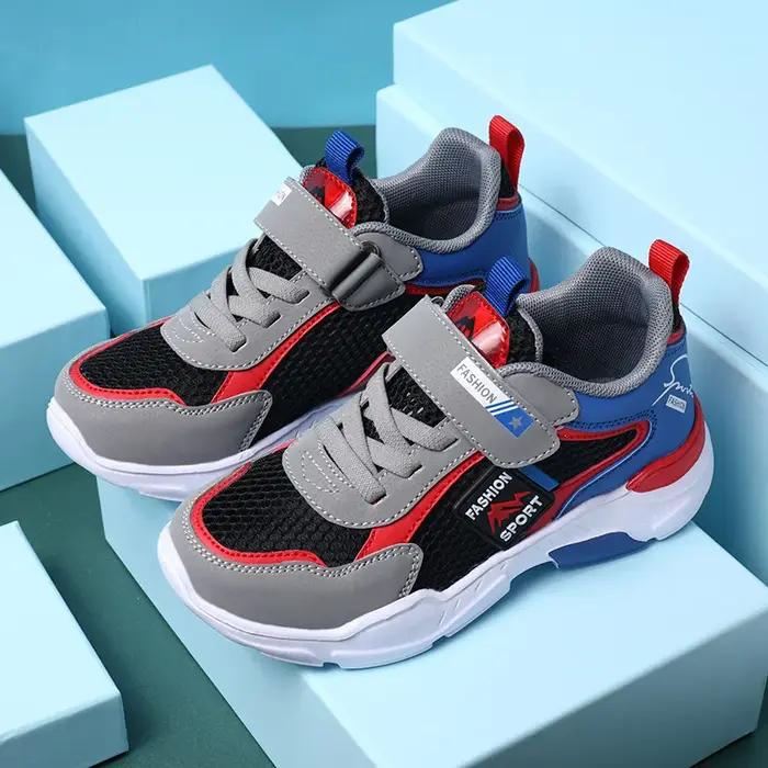 Chaussures pour enfants à filet unique, baskets d'été respirantes, Surface antidérapante, décontract
