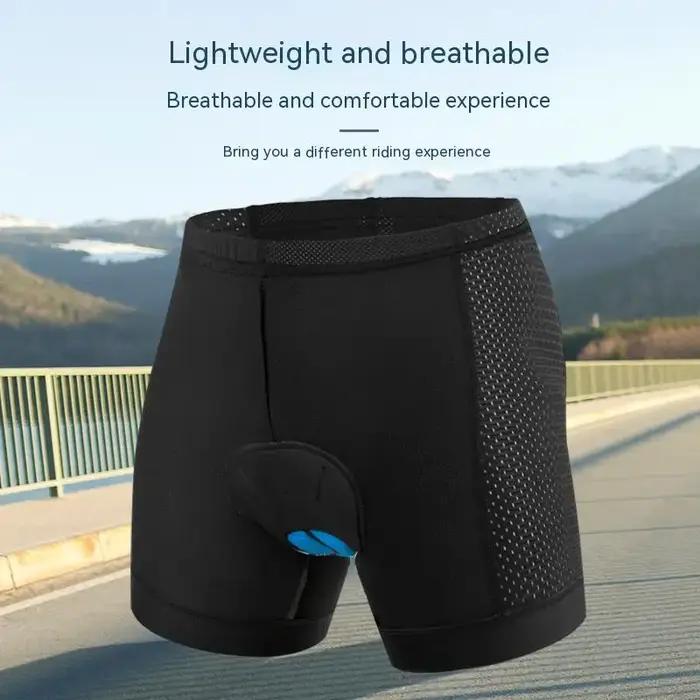 JEPOZRA-short de cyclisme respirant pour hommes, coussin de Gel 4D, culotte de vélo antichoc, VTT, s