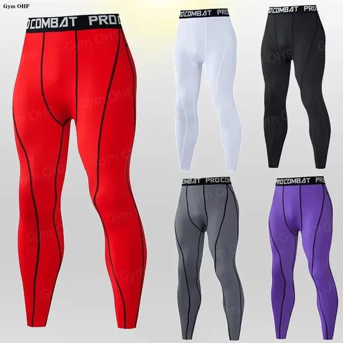 Collants de course hommes Shorts sport Leggings pantalons de Compression Jogging Fitness gymnase pan