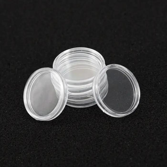 100 pièces 16/18/20/21/23/25/26/28/30mm porte-monnaie rond boîte de protection de capsule pour boîte