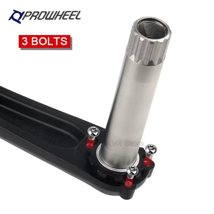 Prowheel-Bras de manivelle de vélo de route ultraléger, pignon de vélo, manivelle de 170mm, 172.5mm,