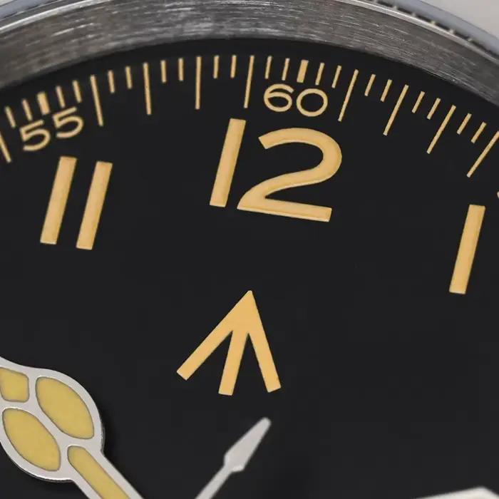 Militado ML08 montre à Quartz VH31 mouvement bande d'acier saphir cristal montre Vintage 10Bar étanc