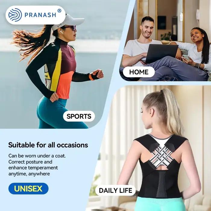 Ceinture de posture dorsale réglable pour hommes et femmes, prévention de l'avachissement de Charler