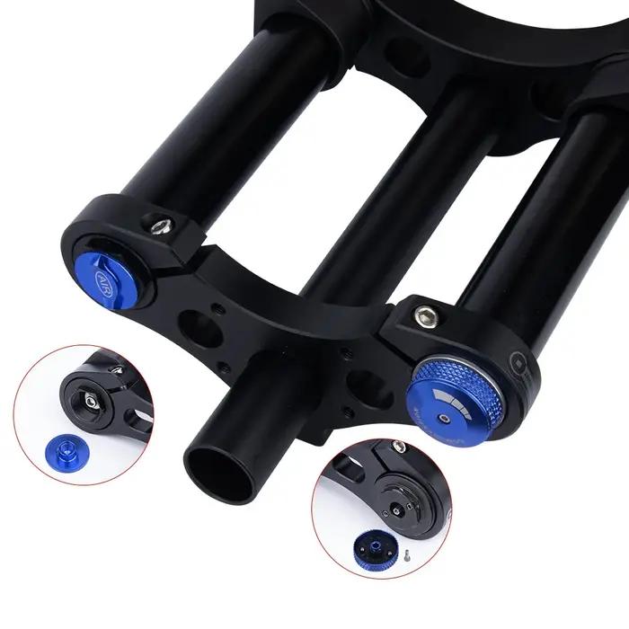 BOLANY fourche à Air double épaule 27.5/29 "MTB 180mm voyage 34mm Stanchion 15*110mm BOOST à axe tra