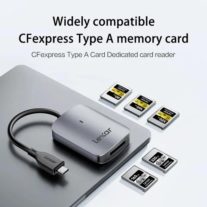 Lexar-Lecteur de carte professionnel RW515, USB 3.2, Isabel 2, Type C, CFexpress, Type A, Support, C
