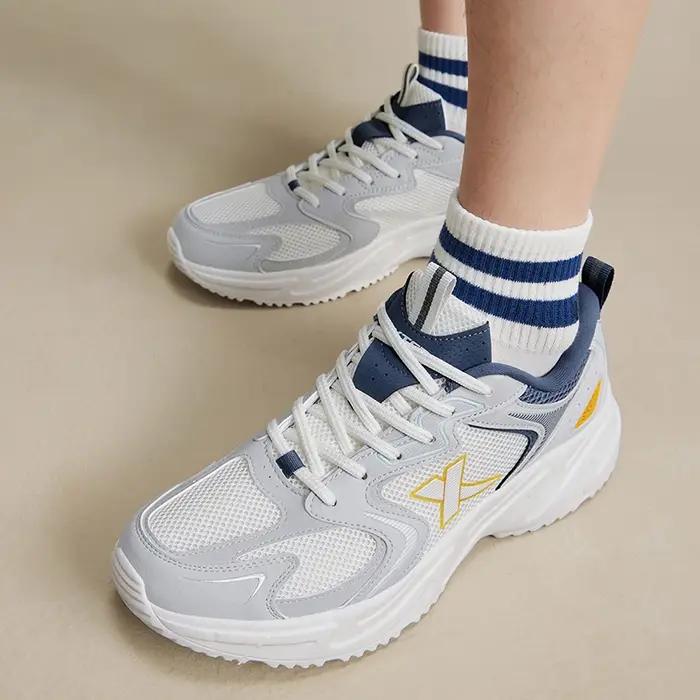 Xtep chaussures décontractées pour hommes été durabilité chaussures de sport pour hommes résistant à