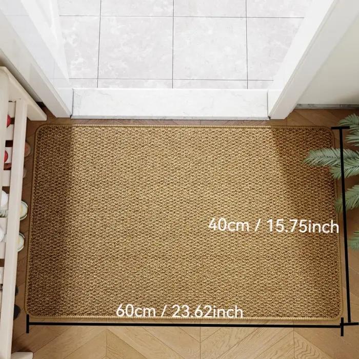 Tapis extérieur en faux jute polymérisation des portières style sans manche durabilité à chaque entrée multitaille 40x60cm 50x80cm 80x120cm entrée élégante durable facile à entretenir pour maison appartement entreprise