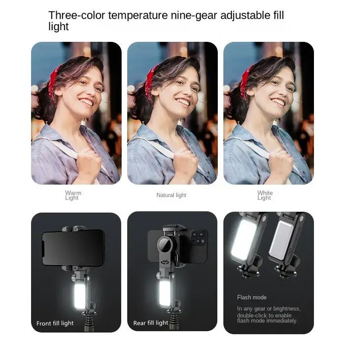 COOL DIER 360 Rotation suivant le Mode de prise de vue stabilisateur de cardan perche à Selfie trépi