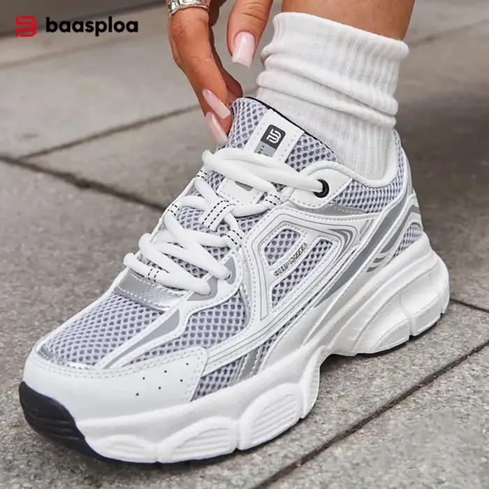 Baasploa femmes chaussures de sport en plein air léger respirant Jogging baskets femme décontracté m