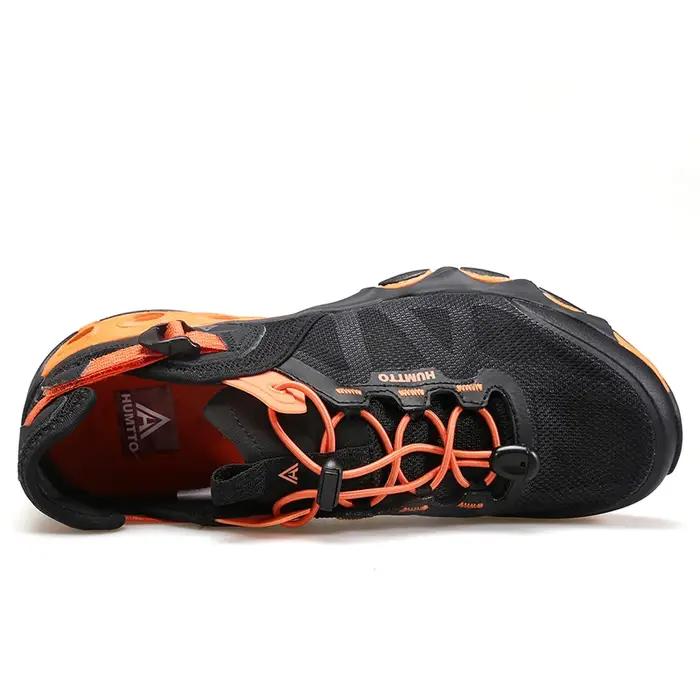 Chaussures d'eau HUMTTO respirantes homme - Baskets plage trekking extérieur - Sandales sport été 2022