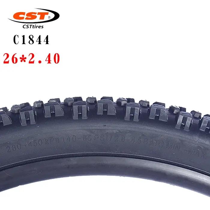 Pneu de vélo de montagne CST ROCK HAWK 26 pouces C1844, fil d'acier, 26*2.40 27.5*2.25, pneu VTT ren