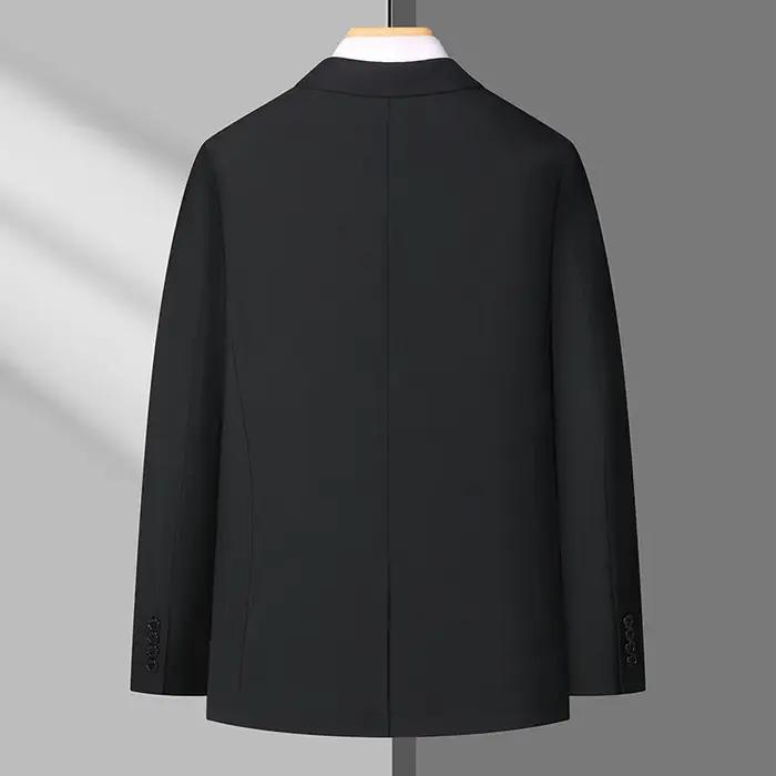 2025 style britannique haute qualité mode beau tendance affaires décontracté couleur unie hommes cos