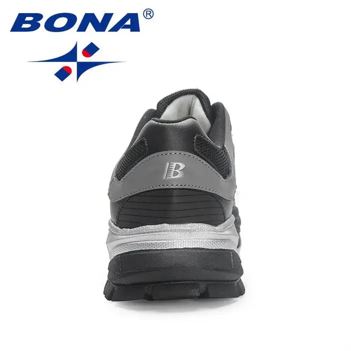 BONA-Chaussures de course sur route respirantes pour hommes, nouveaux créateurs, chaussures de march