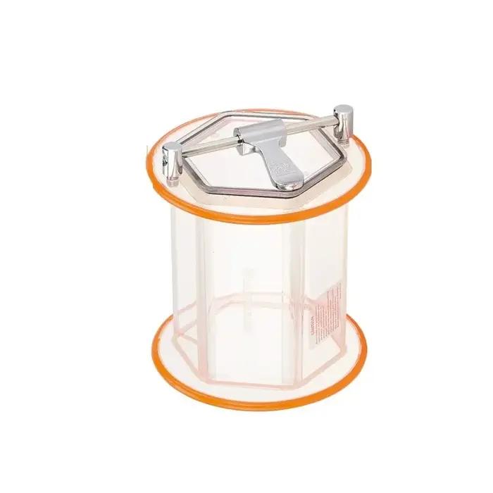 Tonneau/seau rotatif capacité 3 kg pour Machine à polir KT-6808, tonneau de polissage de bijoux