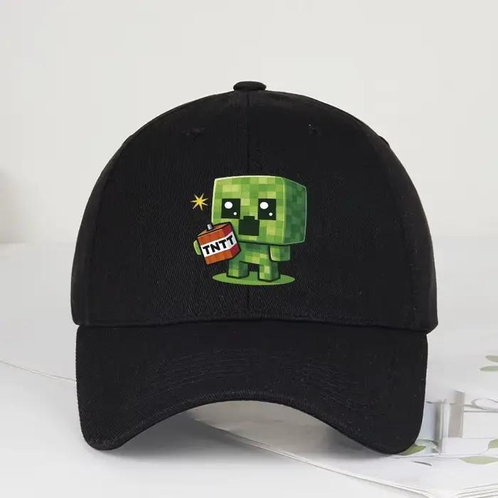 Casquette de baseball à motif Creeper | Casquette Hip-Hop unisexe, légère et ajustée, idéale pour