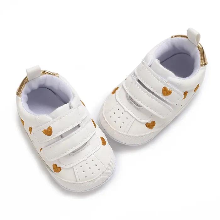 Chaussures décontractées pour bébé fille, jolies baskets à semelle souple, pour les premiers pas de