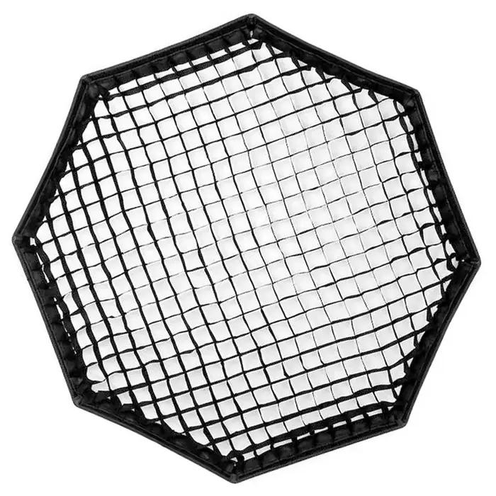 Triopo 90 cm universel extérieur parapluie octogonal Softbox avec grille en nid d'abeille Speedlite