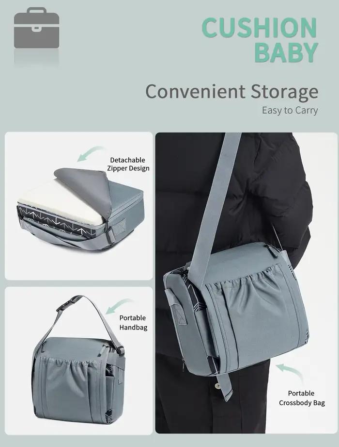 INSULAR Portable pliable anti-dérapant siège pour enfants coussin haut chaise de salle à manger pour