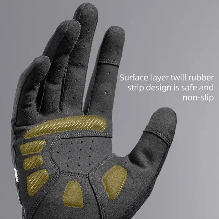 ROCKBROS – gants de cyclisme pour hommes, gants de vélo de printemps et d'automne, antichocs, respir