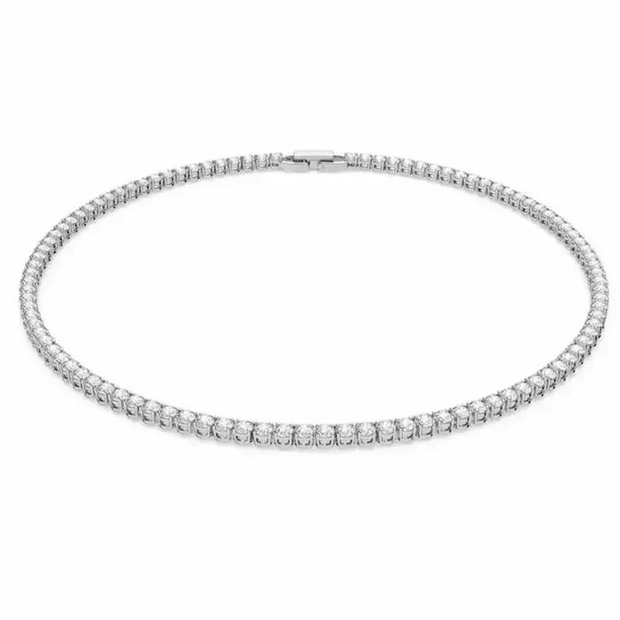 Collier en argent Sterling 925, chaîne en Zircon pour femmes, mode Simple, bijoux de fiançailles, de
