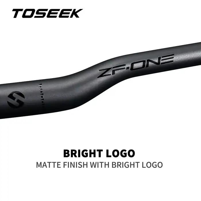 TOSEEK ZF-ONE vtt guidon de vélo en carbone guidon 31.8*580-720/740/760mm guidon noir mat pour acces