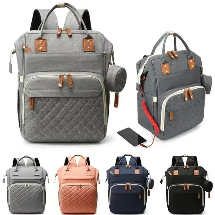 Sac à langer 3 en 1, sac à dos pliable