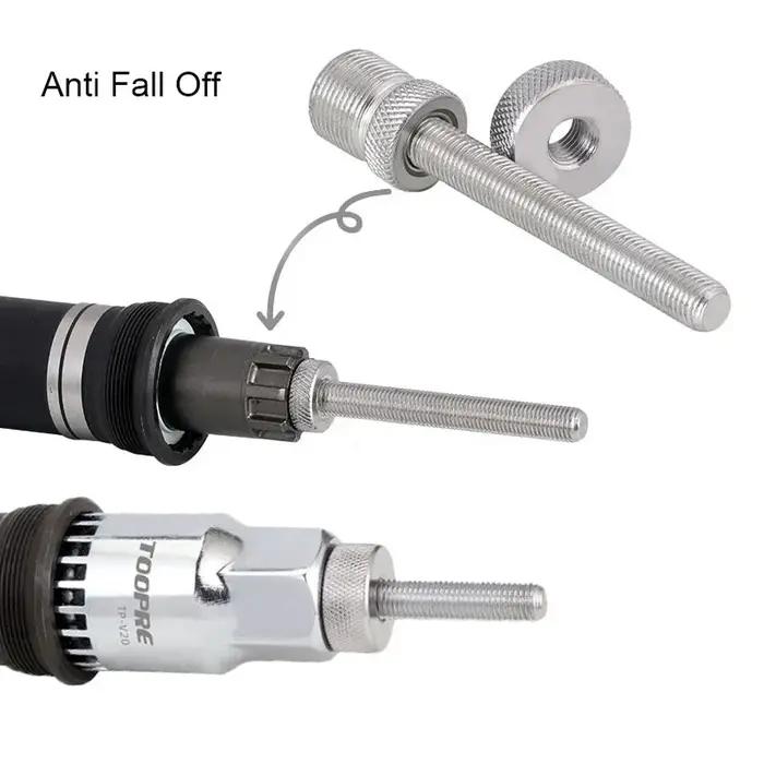 Extracteur de support inférieur de vélo, 20 dents, trou carré, clé de réparation de cannelure, clé d