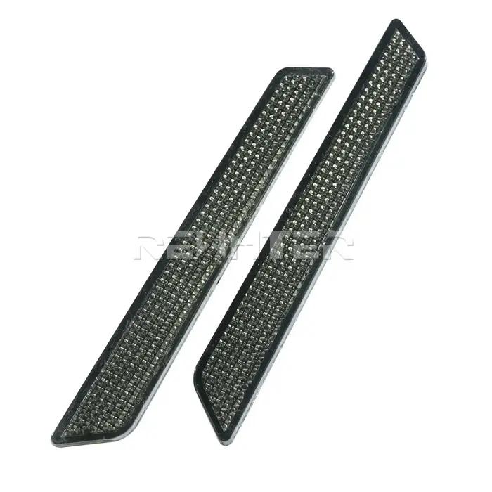 Couvercle de loquet réflecteur de protection pour sacoche de moto, 2 pièces, pour Harley Touring Ele