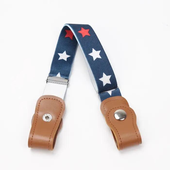 Toile enfants ceinture élastique pantalon pour filles garçons Anti déduction ceinture bébé pépinière