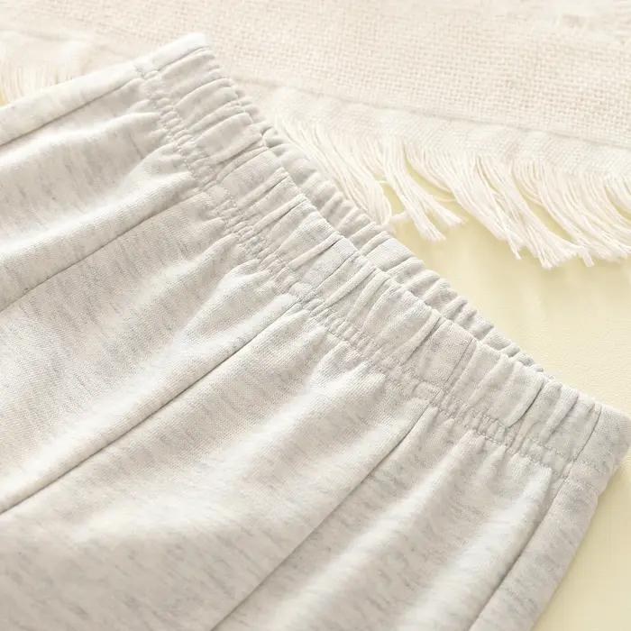 Humor Bear – ensemble deux pièces pour filles, mode coréenne, col de poupée, sweat à capuche à manch