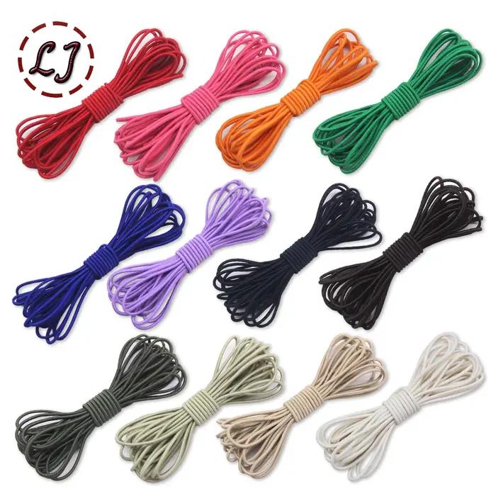 Corde élastique de 2.5mm, cordon de choc, fil extensible pour accessoire de vêtement, artisanat fait