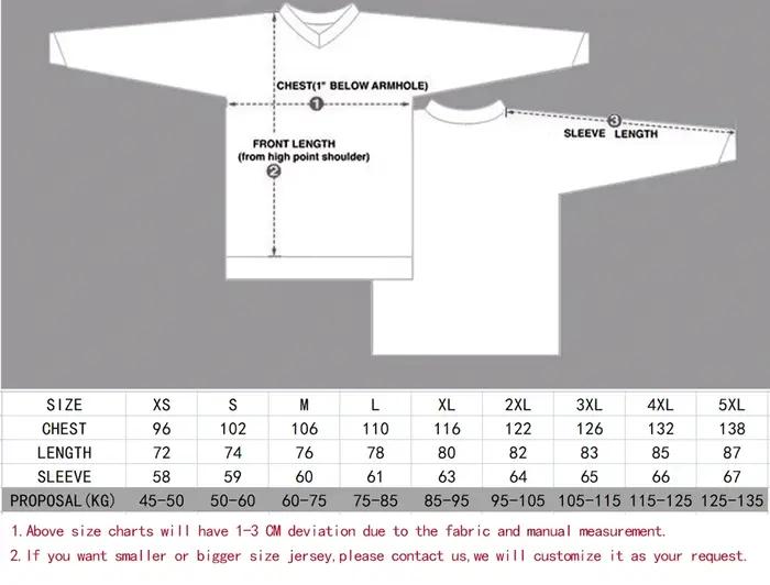 Maillots de cyclisme de Motocross à manches longues pour hommes descente VTT chemises vtt tout-terra
