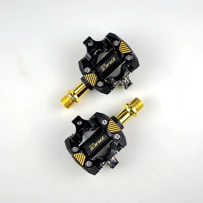 Pédales ZRACE PD-M1 SPD - OR, Pédales autobloquantes, Composants VTT pour la course cycliste, VTT, 3